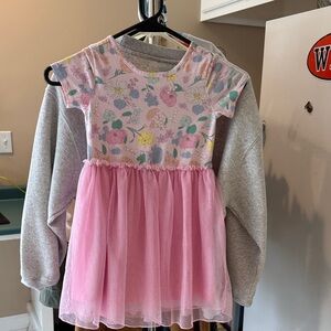 Cat & Jack Pink Floral Kids Dress